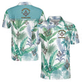 Personalized Freemasson Tropical Palm Leaf Men's Polo Shirt S-5XL - FUKAMASONIC