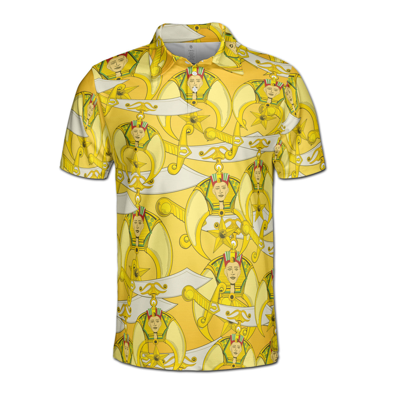 Customized Temple Mason Noble Shriners Men's Polo Shirt S-5XL - FUKAMASONIC