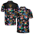 Customized Scottish Rite 33 Colorful Palm Leaf Men's Polo Shirt S-5XL - FUKAMASONIC
