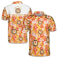 Customized Knights Templar Commandery Masonry Floral Men's Polo Shirt S-5XL - FUKAMASONIC
