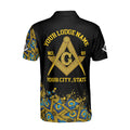 Customized Blue Lodge Master Mason Mansonic Men's Polo Shirt S-5XL - FUKAMASONIC