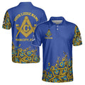 Customized Blue Lodge Master Mason Mansonic Men's Polo Shirt S-5XL - FUKAMASONIC