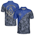 Customized Masonry Master Mason Multi-color Men's Polo Shirt S-5XL - FUKAMASONIC
