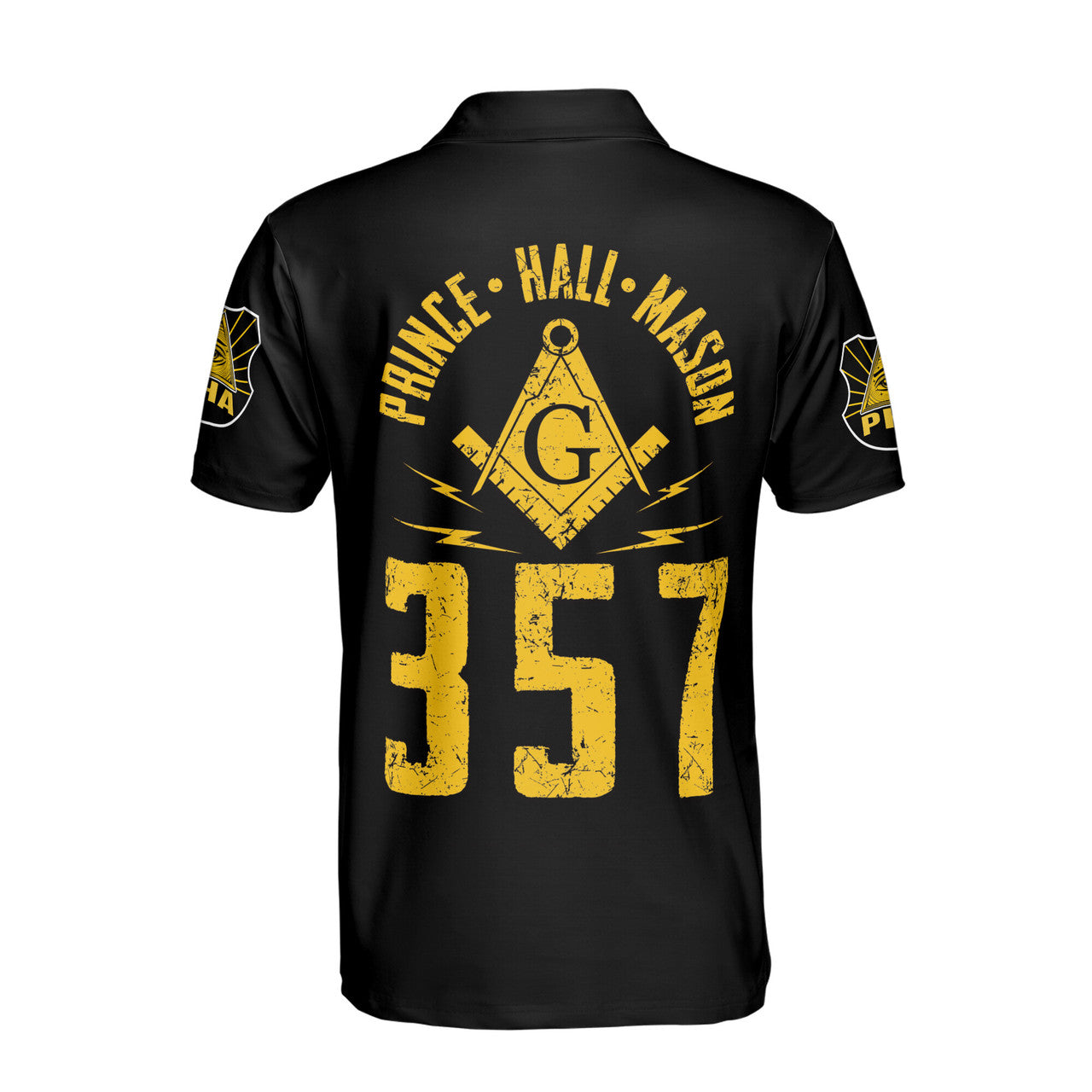Personalized Light From East Prince Hall Mason 357 Men's Polo Shirt S-5XL - FUKAMASONIC