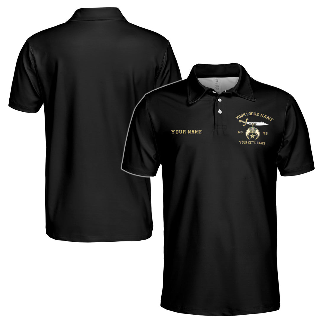 Customized Noble Shriners Proud To be A Shriner Men's Polo Shirt S-5XL - FUKAMASONIC