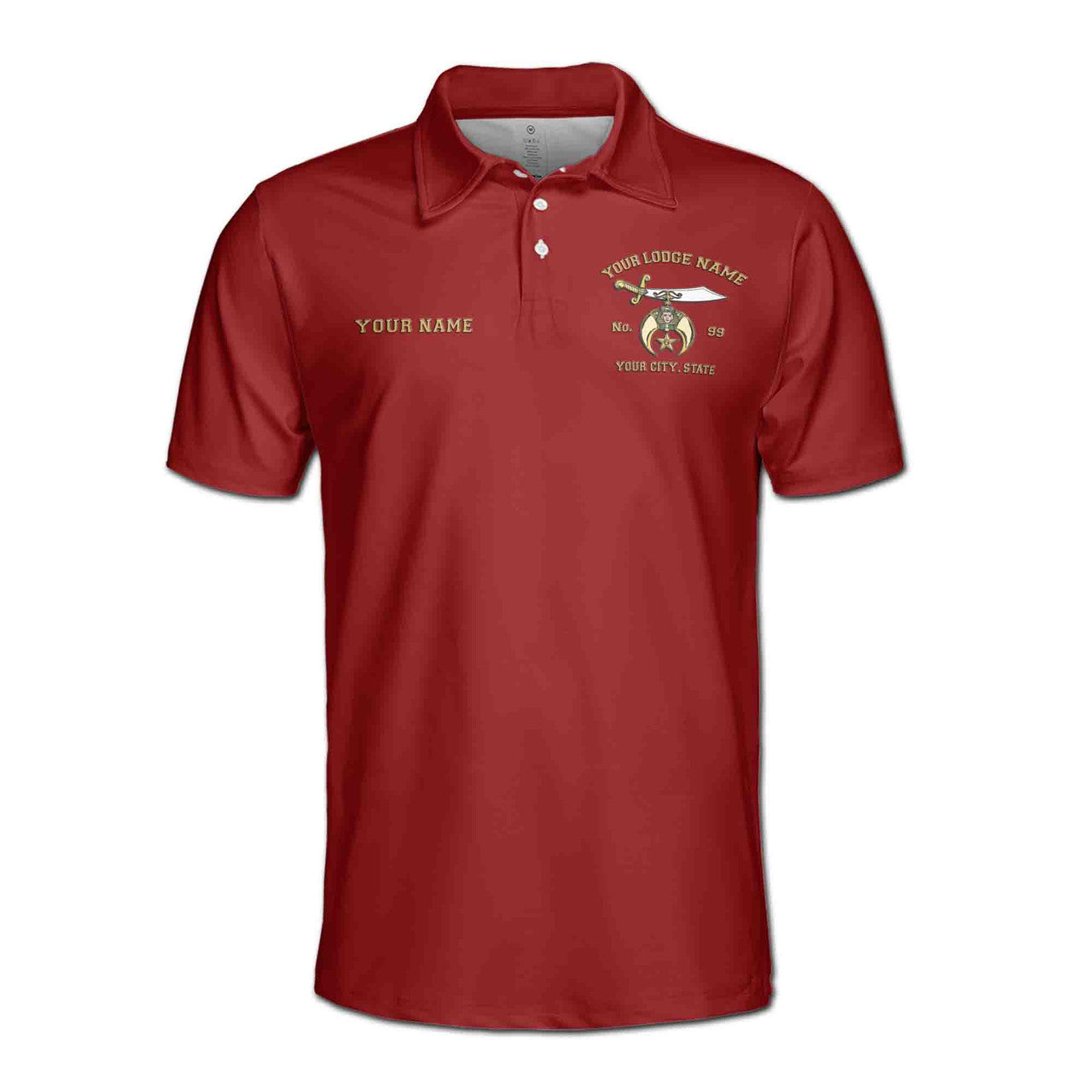 Customized Noble Shriners Proud To be A Shriner Men's Polo Shirt S-5XL - FUKAMASONIC