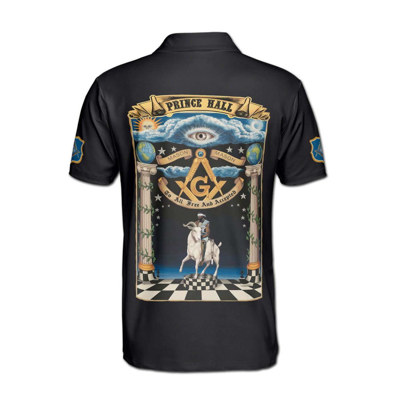 Personalized The Masters Carpet Masonry Master Mason Men's Polo S-5XL - FUKAMASONIC