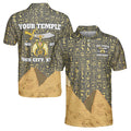 Personalized Masonic Noble Shriner Men's 3D Polo Shirt S-5XL