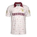 Customized Noble Polo Shriners Egyptian Patterns Men's Polo S-5XL - FUKAMASONIC