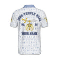 Customized Noble Polo Shriners Egyptian Patterns Men's Polo S-5XL - FUKAMASONIC
