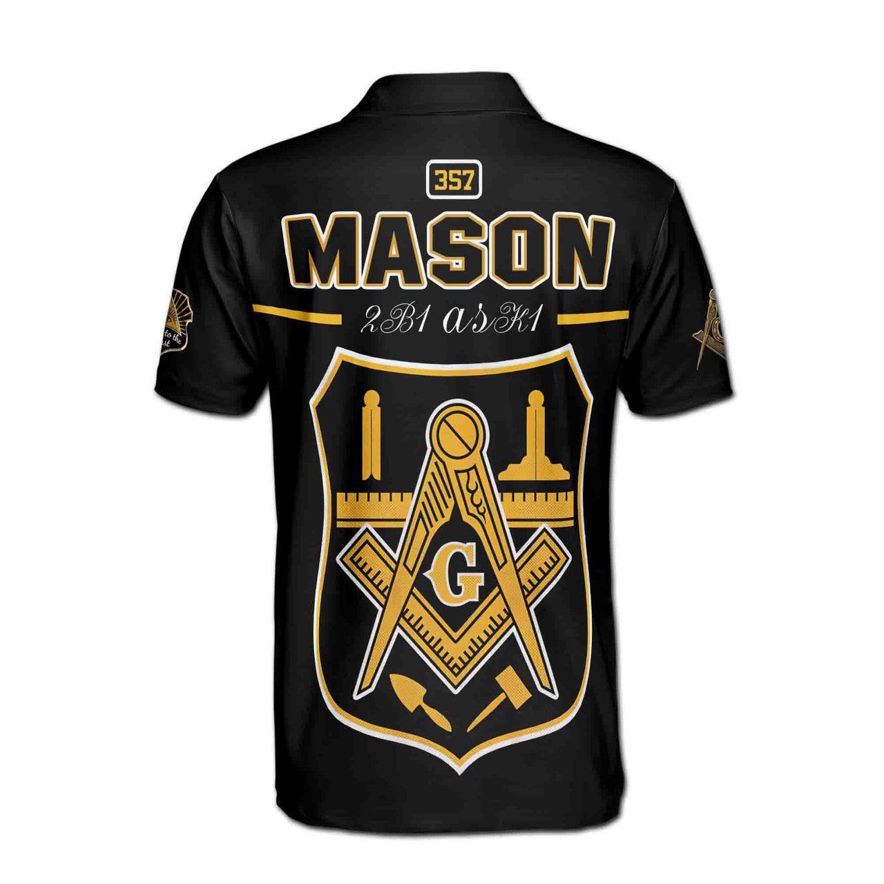 Freemasonry 357 Mason Baseball Shirt Custom Lodge Name, Number And Your Name 3D Polo Shirt Size S-5XL - FUKAMASONIC