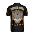 Freemasonry Prince Hall, Masonic Medieval Custom Name, Lodge Name and Number 3D Polo Shirt Size S-5XL - FUKAMASONIC