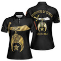 Customize Daughters of Sphinx Shriner Emblem, DOS Fraterner Degree Freemasonary Women's Polo Shirt S-5XL - FUKAMASONIC