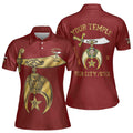 Customize Daughters of Sphinx Shriner Emblem, DOS Fraterner Freemasonary Women's Polo Shirt S-5XL - FUKAMASONIC