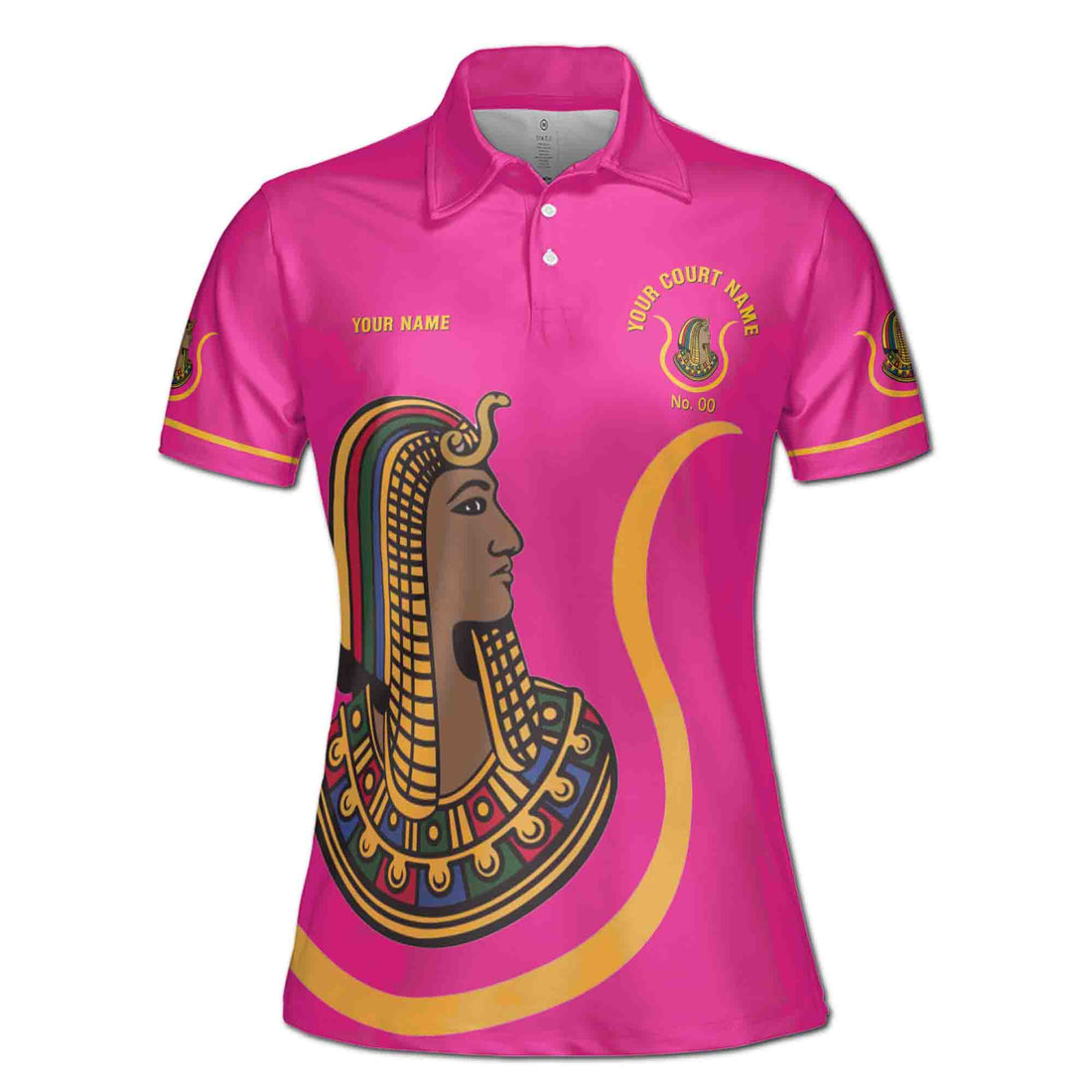 Custom Name Court Name Daughters Ancient Egyptian Women's Polo Shirt S-5XL - FUKAMASONIC