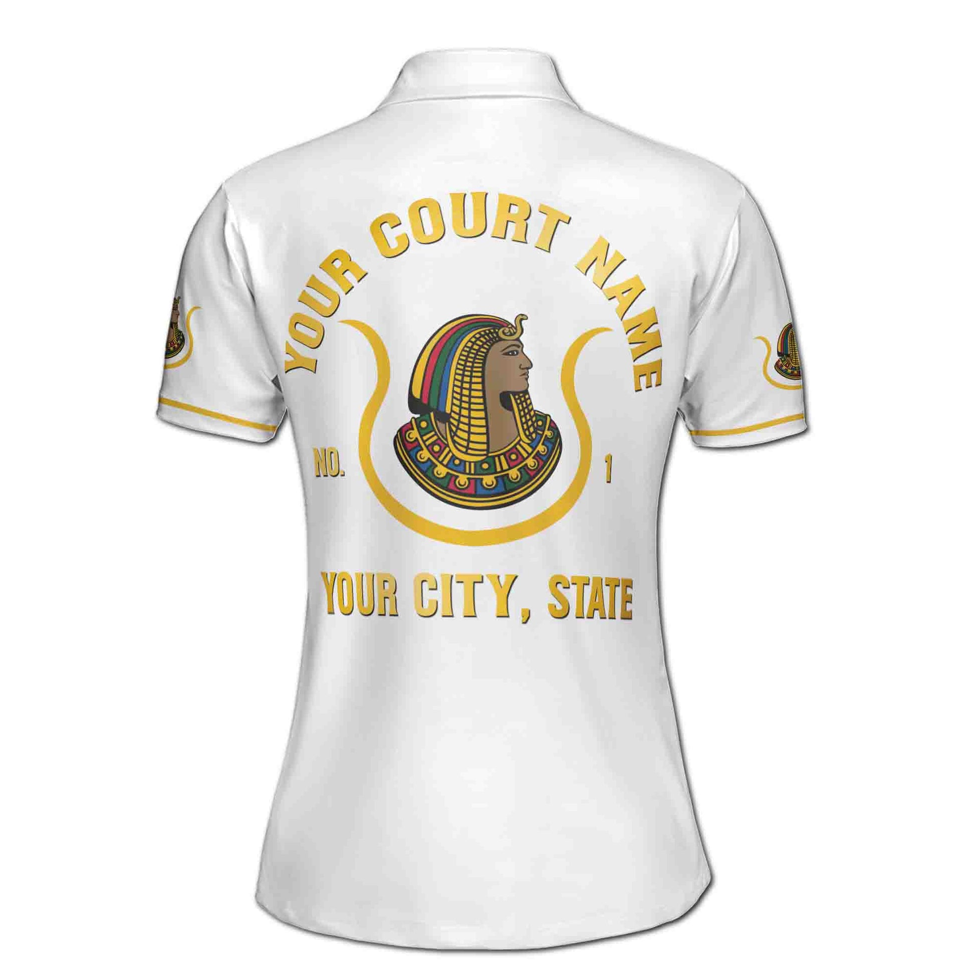Custom Name Court Name Daughters Ancient Egyptian Women's Polo Shirt S-5XL - FUKAMASONIC