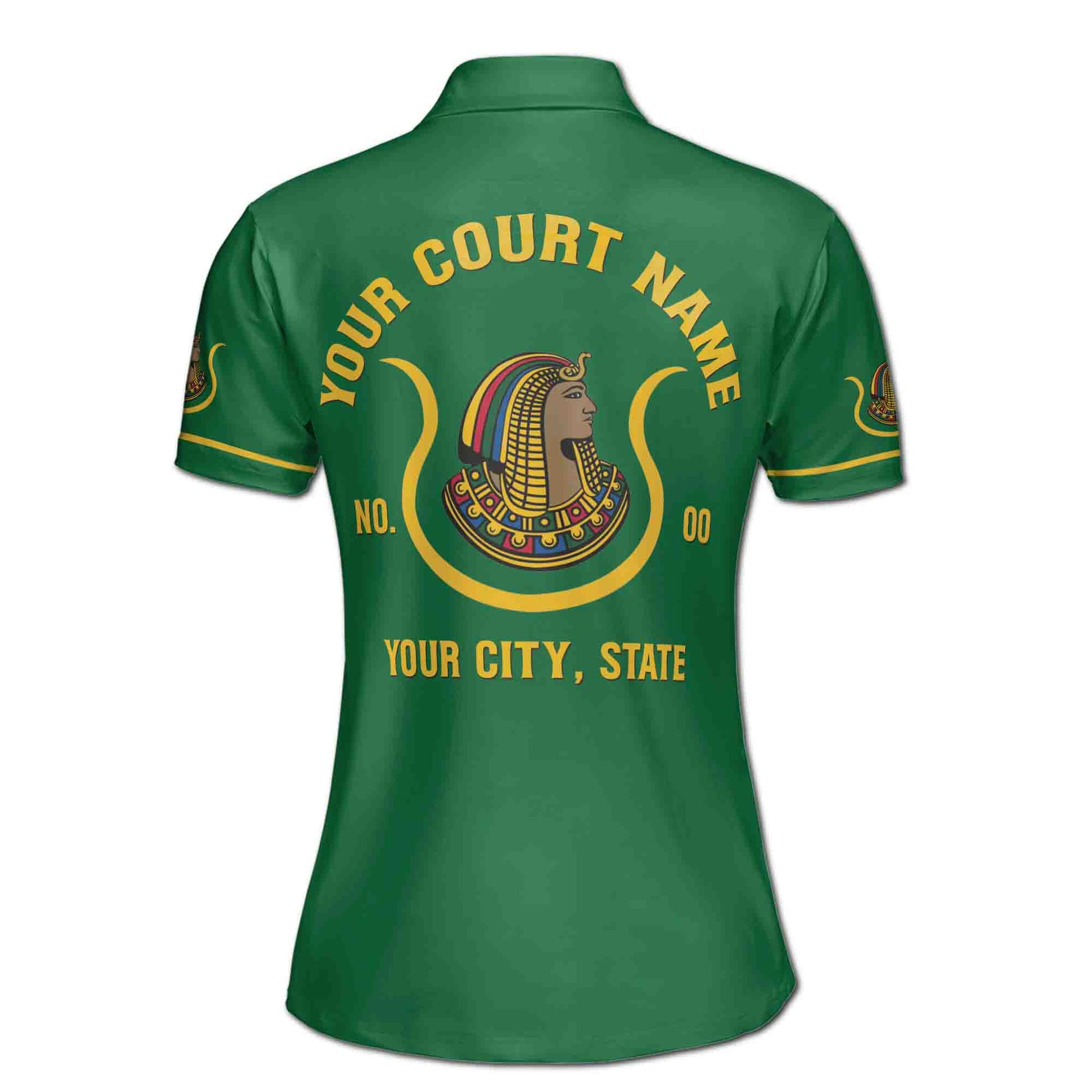 Custom Name Court Name Daughters Ancient Egyptian Women's Polo Shirt S-5XL - FUKAMASONIC
