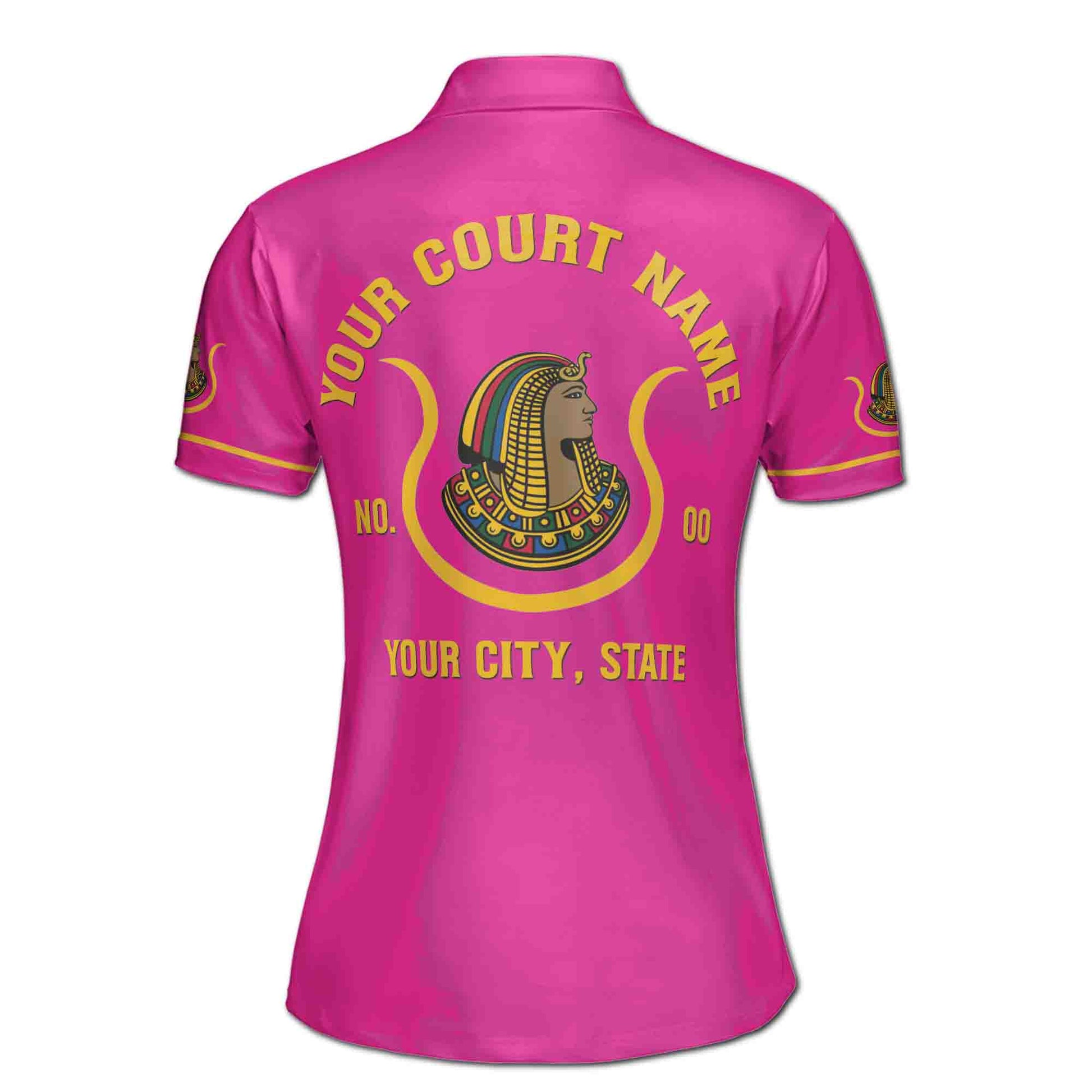 Custom Name Court Name Daughters Ancient Egyptian Women's Polo Shirt S-5XL - FUKAMASONIC