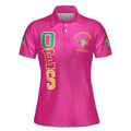 Customize Order of the Eastern Star OES Pentagon Down AF&AM Women's Polo Shirt S-5XL - FUKAMASONIC