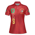 Customize Order of the Eastern Star OES Pentagon Down AF&AM Women's Polo Shirt S-5XL - FUKAMASONIC