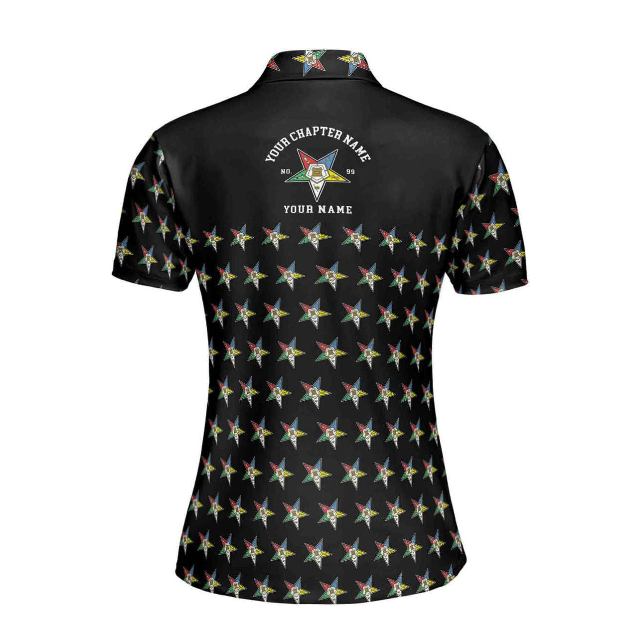 Custom OES Order of The Eastern Star Masonic Multi-color Women Polo Shirt S-5XL - FUKAMASONIC