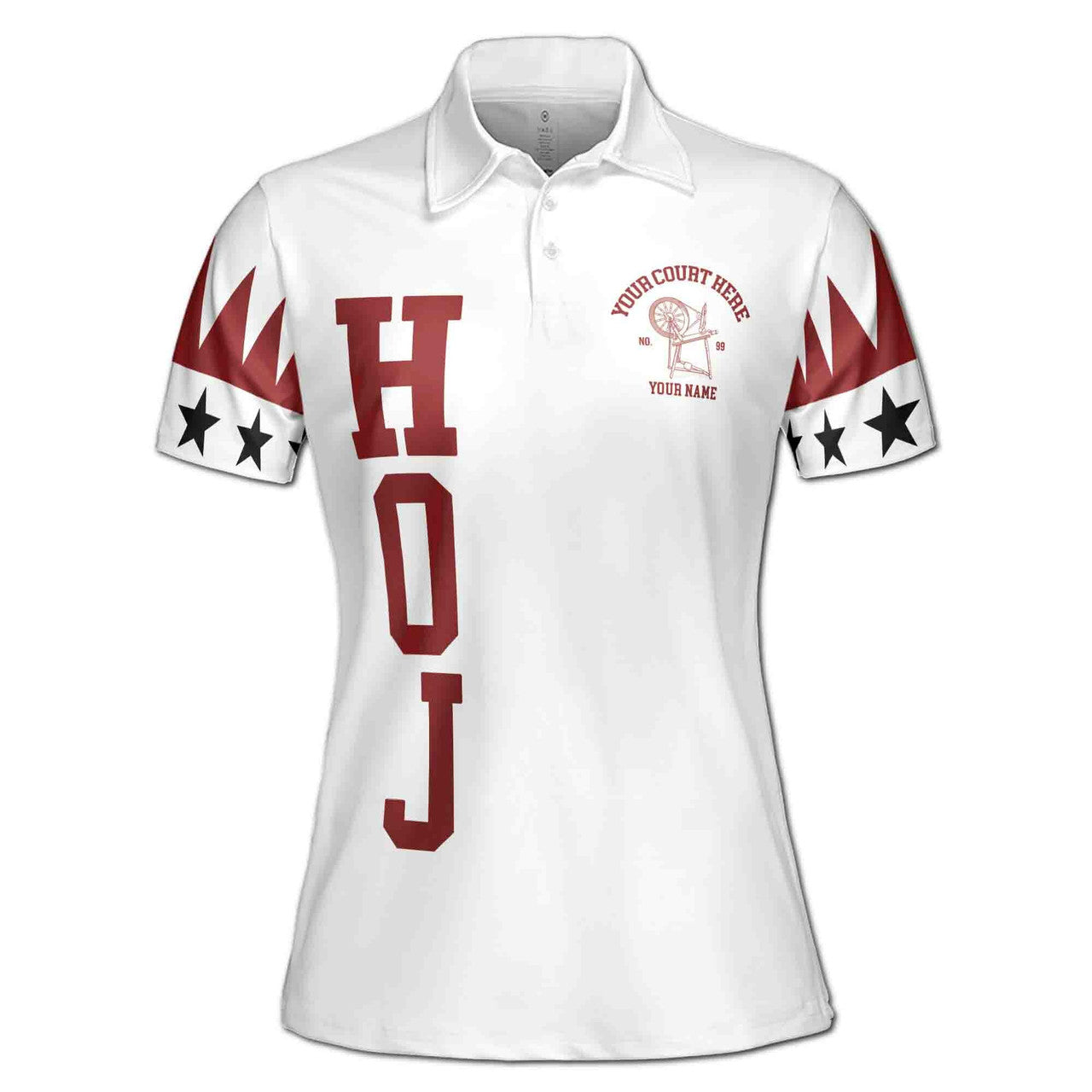 Personalized Heroines of Jericho HOJ Sisterhood Women's Polo Shirt S-5XL - FUKAMASONIC