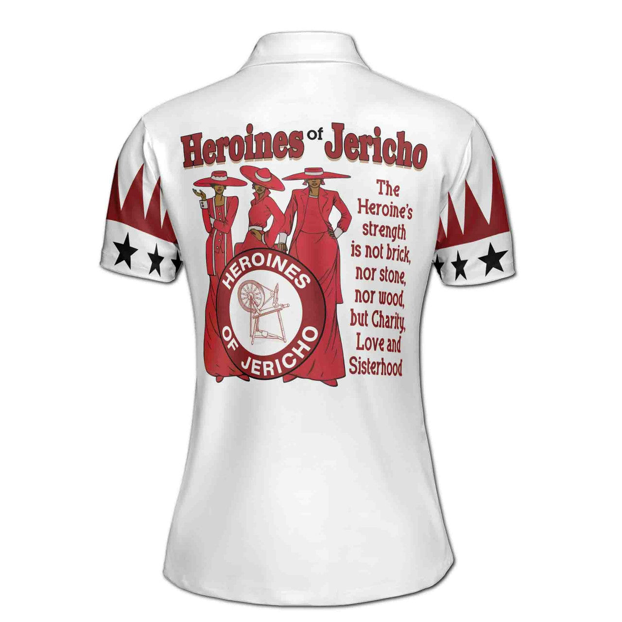 Personalized Heroines of Jericho HOJ Sisterhood Women's Polo Shirt S-5XL - FUKAMASONIC