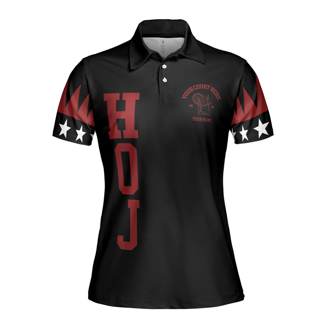 Personalized Heroines of Jericho HOJ Sisterhood Women's Polo Shirt S-5XL - FUKAMASONIC