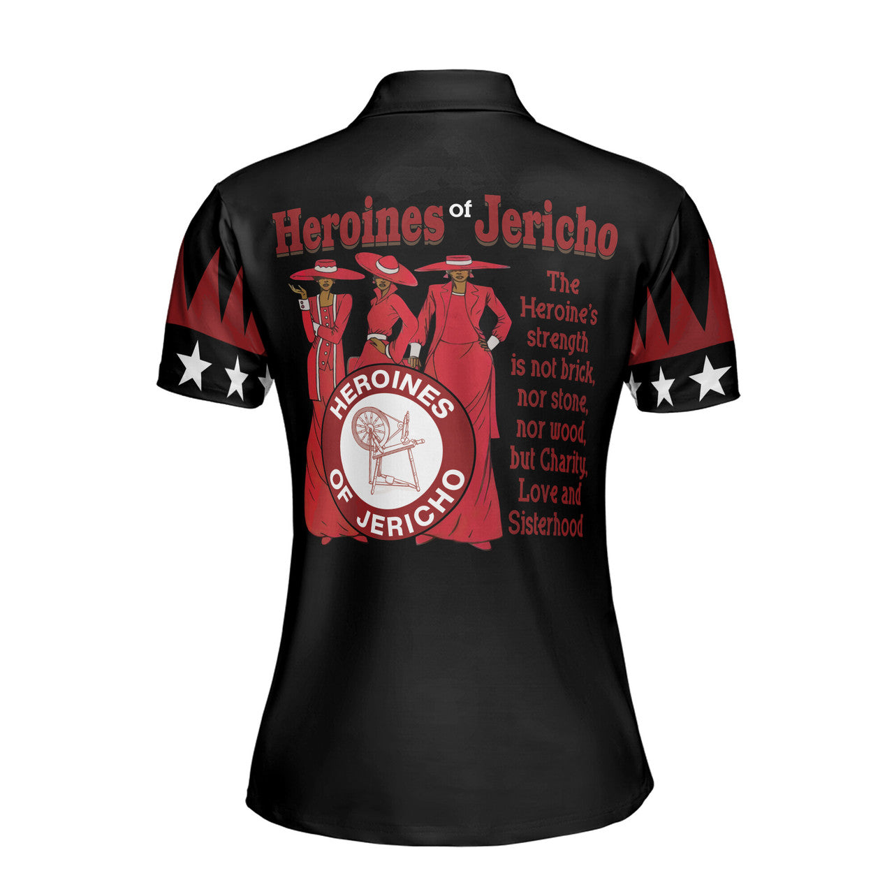 Personalized Heroines of Jericho HOJ Sisterhood Women's Polo Shirt S-5XL - FUKAMASONIC