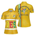 Custom Multi-color Order of the Eastern Star OES AF&AM Women's Polo Shirt S-5XL - FUKAMASONIC