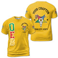 Custom Name Order of the Eastern Star Past Matron OES Gavel 3D T-Shirt S-5XL - FUKAMASONIC