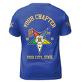 Custom Name Order of the Eastern Star Past Matron OES Gavel 3D T-Shirt S-5XL - FUKAMASONIC