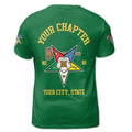 Custom Name Order of the Eastern Star Past Matron OES Gavel 3D T-Shirt S-5XL - FUKAMASONIC