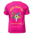Custom Name Order of the Eastern Star Past Matron OES Gavel 3D T-Shirt S-5XL - FUKAMASONIC