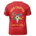 Custom Name Order of the Eastern Star Past Matron OES Gavel 3D T-Shirt S-5XL - FUKAMASONIC