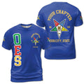 Order of the Eastern Star Masonic Lodge OES Red Unisex 3D T-shirt Size S-5XL - FUKAMASONIC