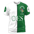 Customize Name Chapter Name Order of the Eastern Star OES Unisex 3D T-shirt Size S-5XL - FUKAMASONIC