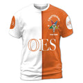 Customize Name Chapter Name Order of the Eastern Star OES Unisex 3D T-shirt Size S-5XL - FUKAMASONIC