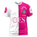 Customize Name Chapter Name Order of the Eastern Star OES Unisex 3D T-shirt Size S-5XL - FUKAMASONIC
