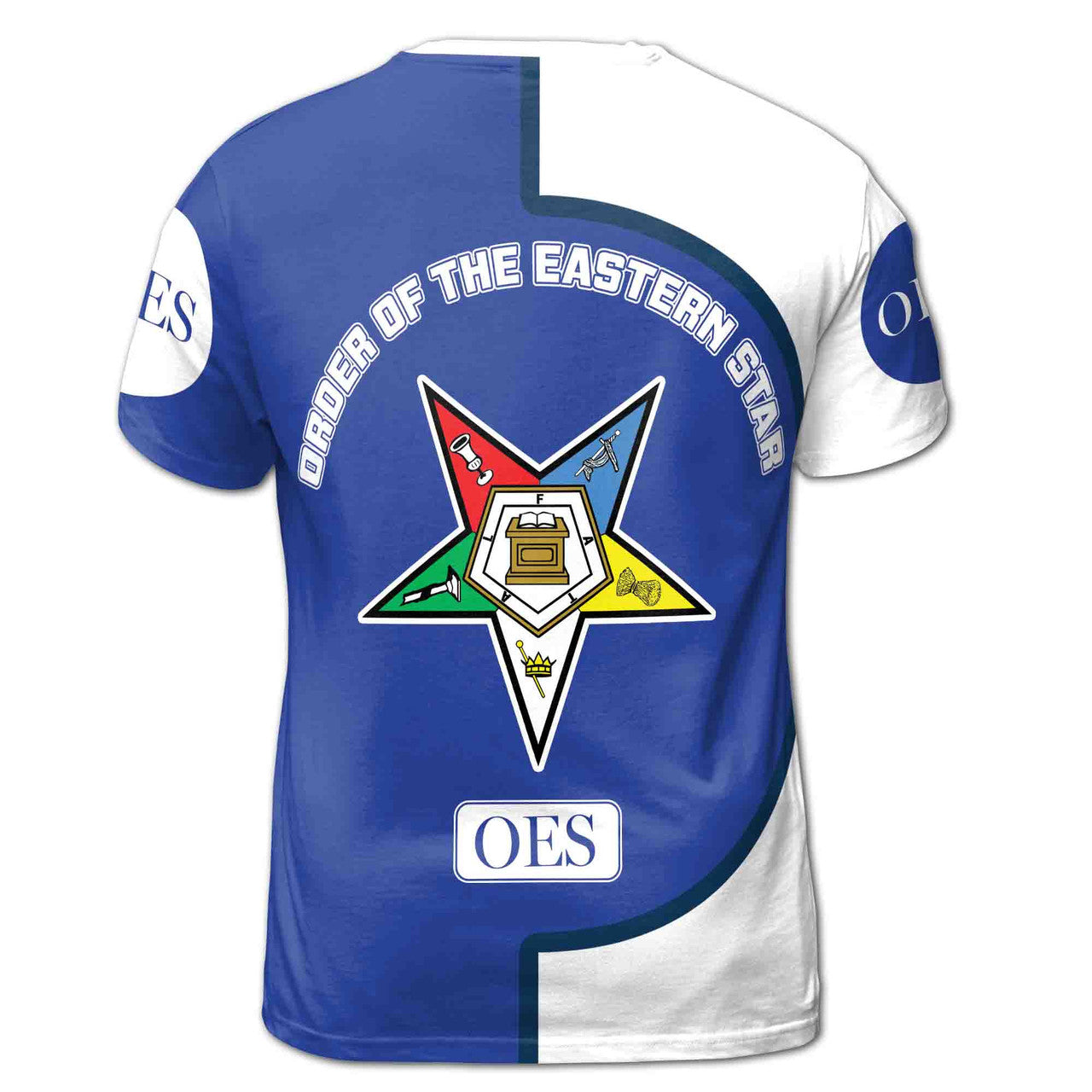 Customize Name Chapter Name Order of the Eastern Star OES Unisex 3D T-shirt Size S-5XL - FUKAMASONIC