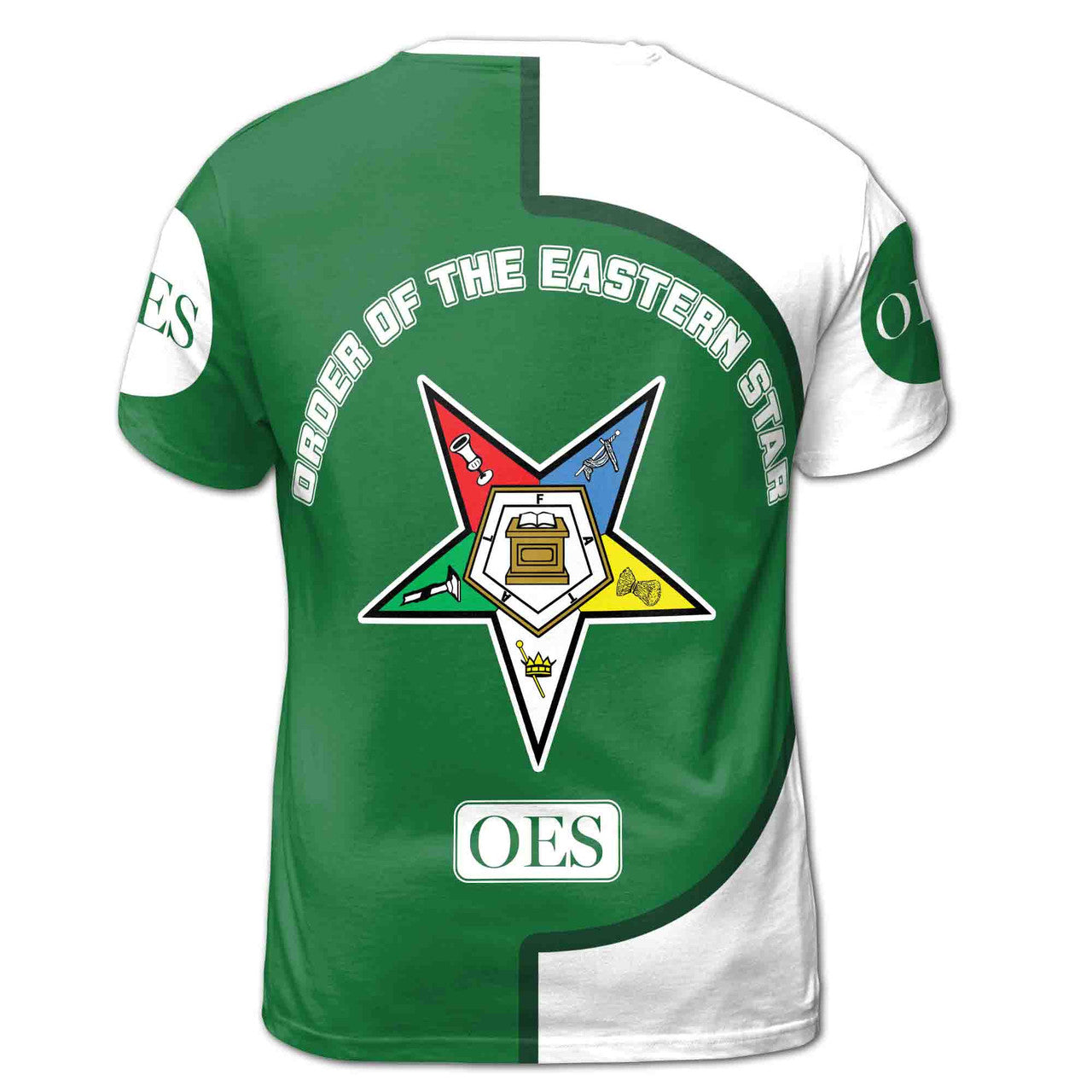 Customize Name Chapter Name Order of the Eastern Star OES Unisex 3D T-shirt Size S-5XL - FUKAMASONIC