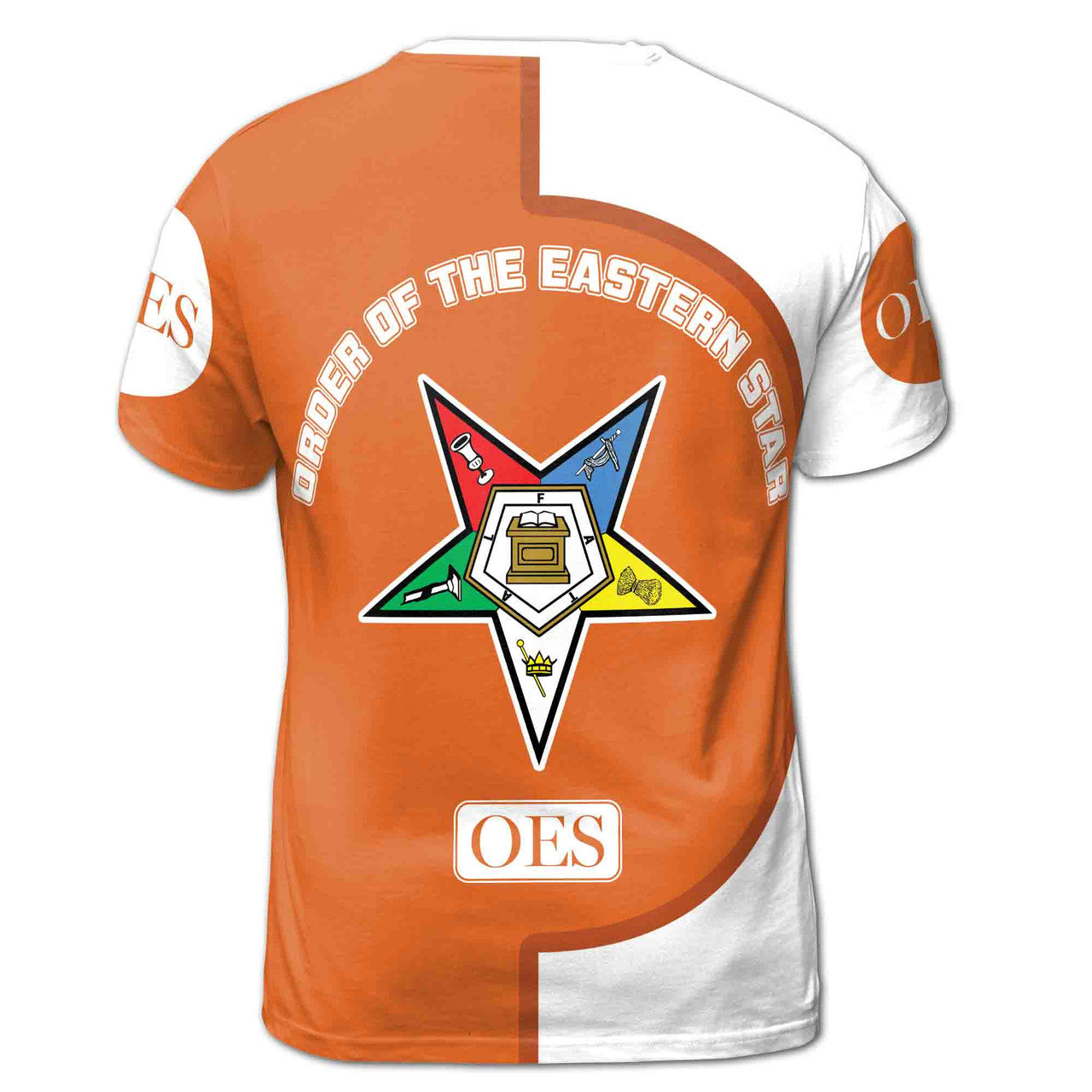 Customize Name Chapter Name Order of the Eastern Star OES Unisex 3D T-shirt Size S-5XL - FUKAMASONIC