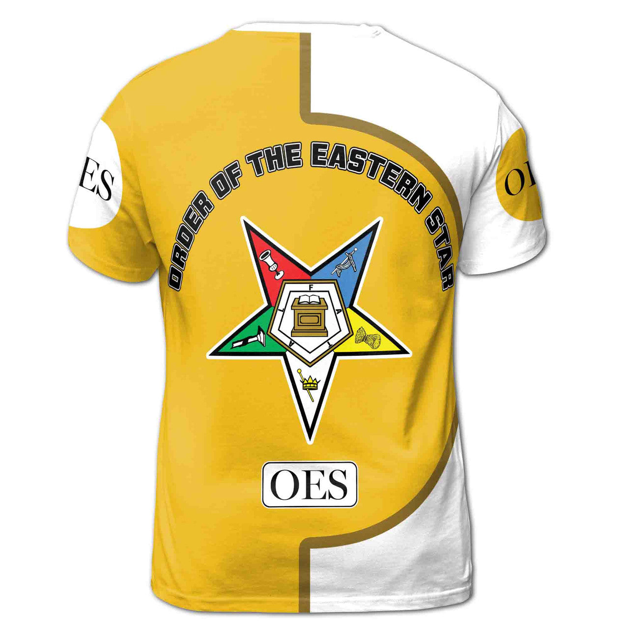 Customize Name Chapter Name Order of the Eastern Star OES Unisex 3D T-shirt Size S-5XL - FUKAMASONIC