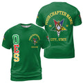 Order Of The Eastern Star OES Past Patrons Emblem Masonic Square & Compass 3D T-Shirt S-5XL - FUKAMASONIC