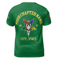 Order Of The Eastern Star OES Past Patrons Emblem Masonic Square & Compass 3D T-Shirt S-5XL - FUKAMASONIC