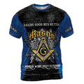 Custom Name Masonic Mason Making A Good Man Better 3D T-Shirt S-5XL - FUKAMASONIC