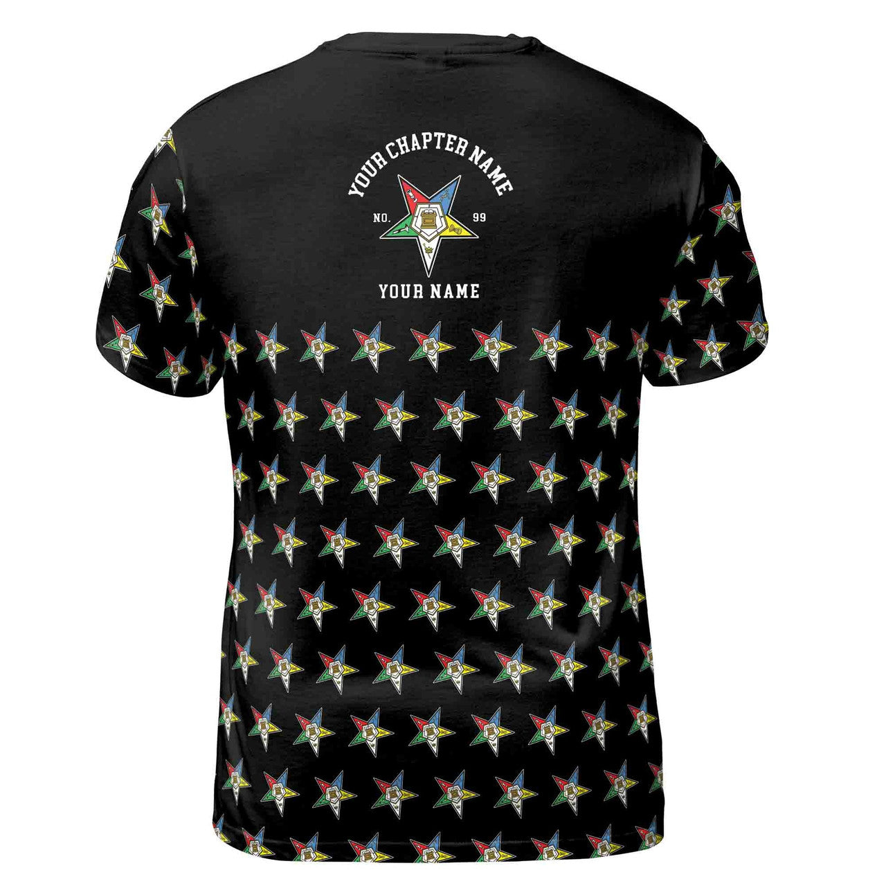 Custom OES Order of The Eastern Star Masonic Multi-color 3D T-shirt S-5Xl - FUKAMASONIC