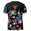 Customized Scottish Rite 33 Colorful Palm Leaf Men's T-shirt S-5XL - FUKAMASONIC