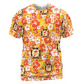 Customized Knights Templar Commandery Masonry Floral Men's T-shirt S-5XL - FUKAMASONIC