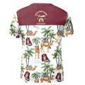 Personalized Noble Shriner Palm Tree With Camel Arabic Men's T-shirt S-5XL - FUKAMASONIC